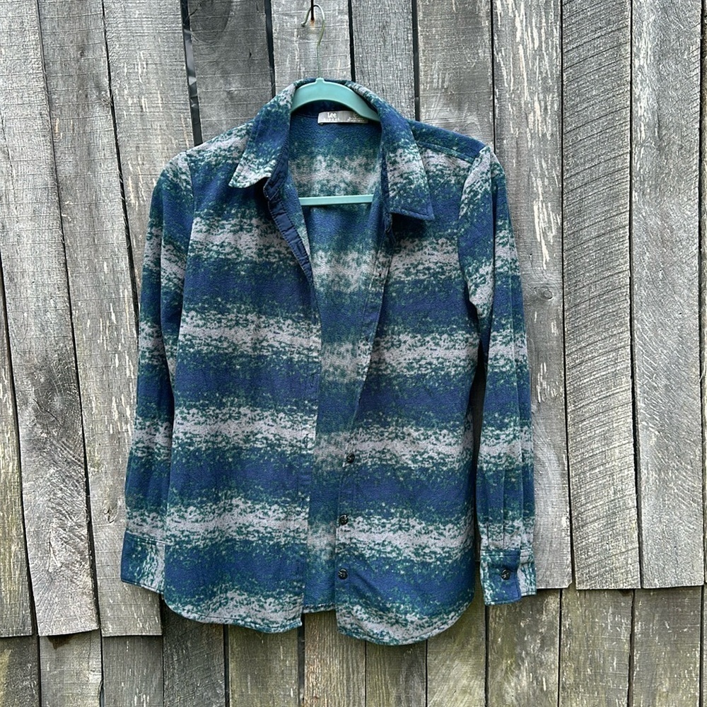 Women’s Lee Riders Button Down Fleece Top size Small